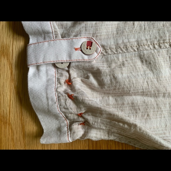 Lightweight button ankle pants - Picture 3 of 7